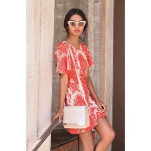 For Love and Lemons Red San Marcos Mini Dress S